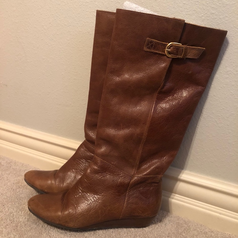 Steve Madden Intyce Cognac Boots